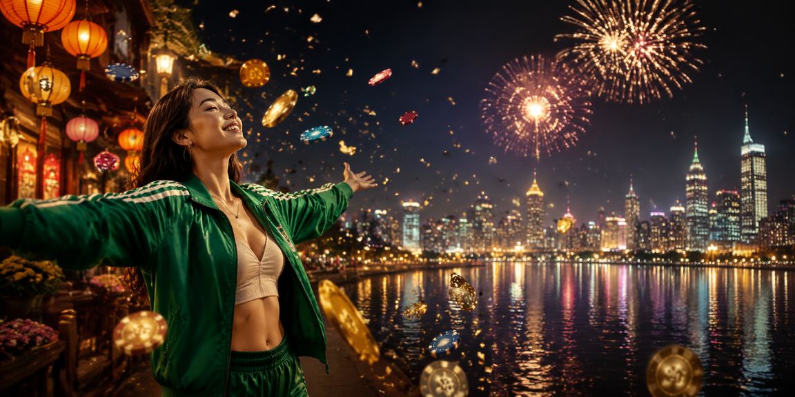 Người dùng xem kết quả cá cược thể thao dưới ánh đèn lồng tại Hội An về đêm